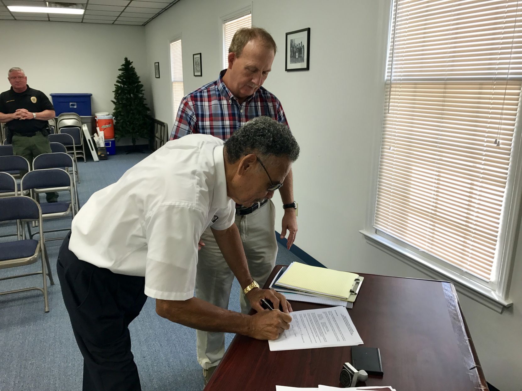 Taylortown Water Grant Signing